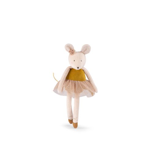 Moulin Roty - Tánciskola - Plüss egérke - arany