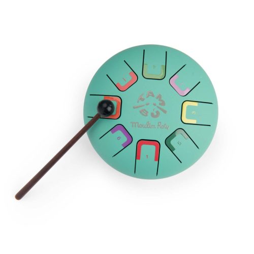 Moulin Roty  - Dzsungel - Nyelves dob, handpan - kicsi (15 cm)