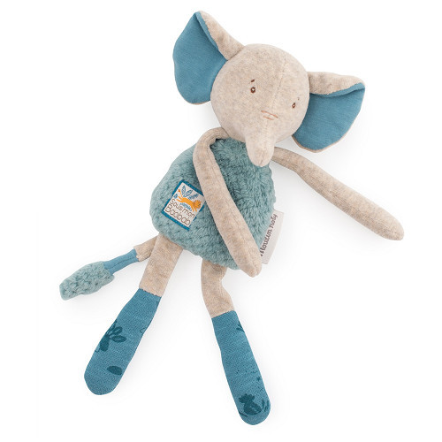 Moulin Roty - A majomkenyérfa alatt - Elefántos plüss csörgő