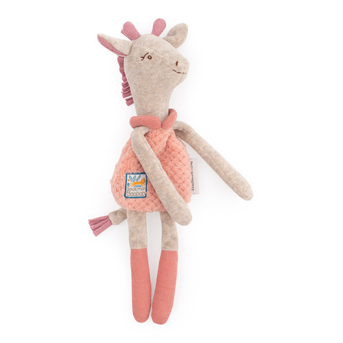 Moulin Roty - A majomkenyérfa alatt - Zsiráfos plüss csörgő