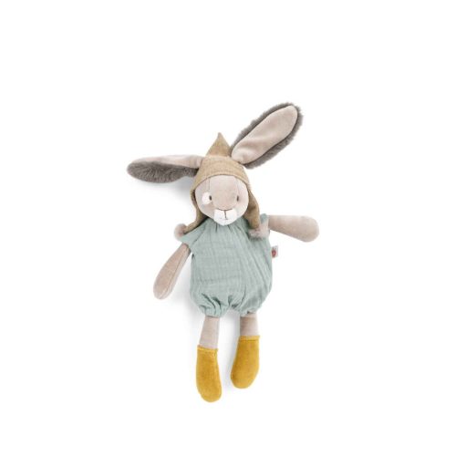 Moulin Roty - A három kisnyuszi - Plüss kis nyuszi - zsálya (30 cm)