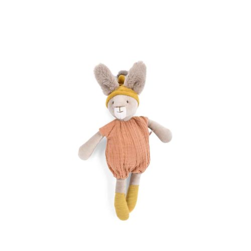 Moulin Roty - A három kisnyuszi - Plüss kis nyuszi - tégla (32 cm)