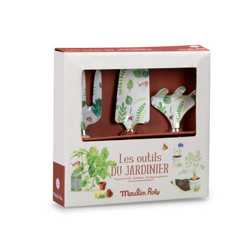 Moulin Roty - Kiskertem - 3 db-os készlet kertészkedéshez gyerekeknek