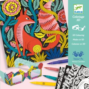   Festés és színezés filctollal - Fantázia kerekerdő 3D - Fantasy forest 3D