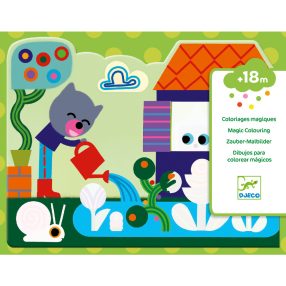   Vízzel színező készlet - Bújócska a kertben - Hidden in the garden