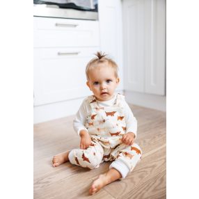 Állítható méretű tacsis kantáros nadrág