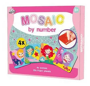 Sellő habszivacs mozaikos kreatív szett