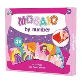 Hercegnő Magic habszivacs mozaikos kreatív szett