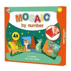 Állatos Jungle habszivacs mozaikos kreatív szett