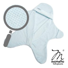 Pasztelmentakék Popcorn Babamelegítő Kiscsillag