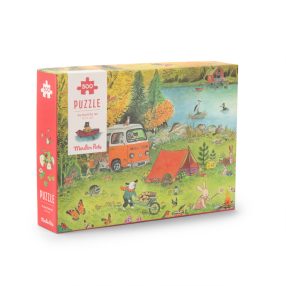   Moulin Roty - A nagy család - Kirándulás kirakó-  500 db-os puzzle