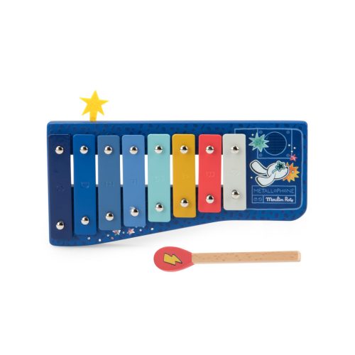 Moulin Roty - Pamacs és Pamut - Játékhangszer - Metalofon