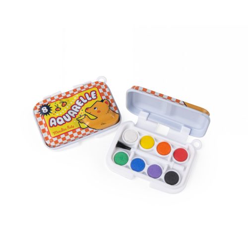 Moulin Roty - Apró csodák - Mini vízfesték készlet ecsettel - medve